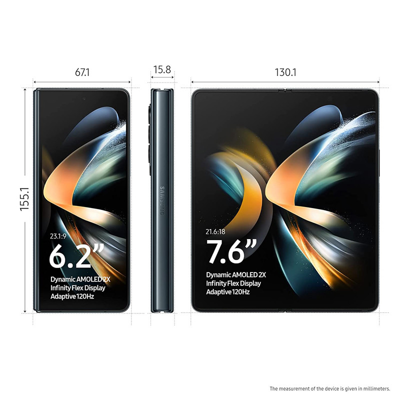 Samsung Galaxy Z Fold4 5G (Graygreen, 12GB RAM, 256GB Storage) with No Cost EMI/Additional Exchange Offers