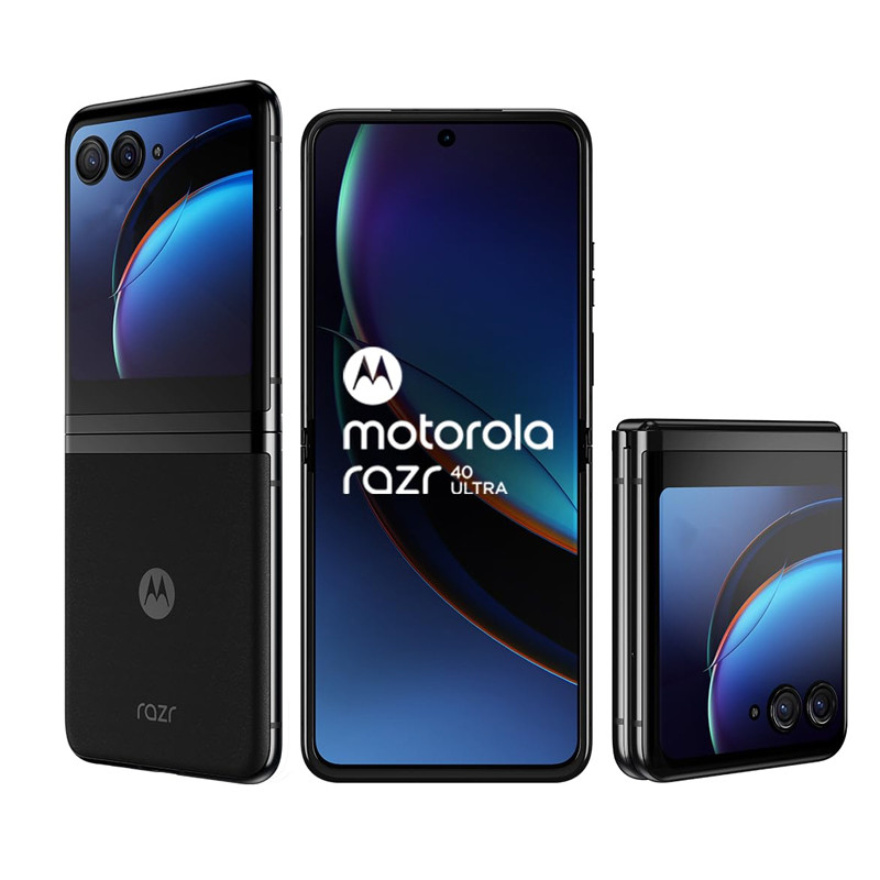 Motorola razr 40 Ultra (Infinite Black, 8GB RAM, 256GB Storage) | 3.6" External AMOLED Display | 6.9" AMOLED 165Hz Display | 32MP Selfie Camera |30W T