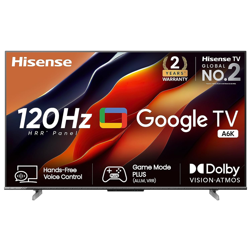 Hisense 189 cm (75 inches) Bezelless Series 4K Ultra HD Smart LED Google TV