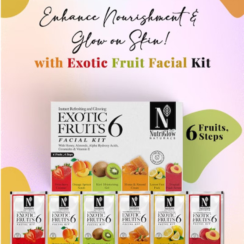 6-Pieces Exotic Fruit Facial Kit 60g