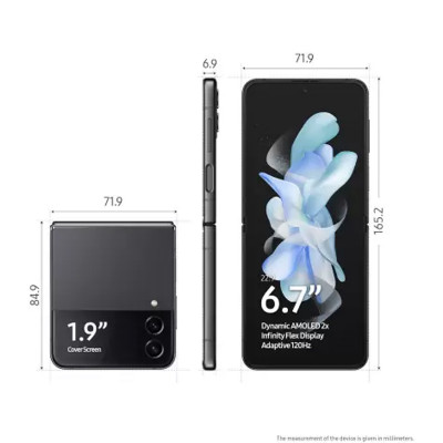 SAMSUNG Galaxy Z Flip4 5G (Graphite, 128 GB)  (8 GB RAM)