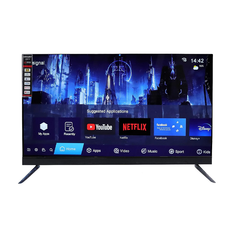 MBC Smart LED TV | 65 INCH | 4K LED Smart Android TV | Model No. MO65216VS11 (Black)