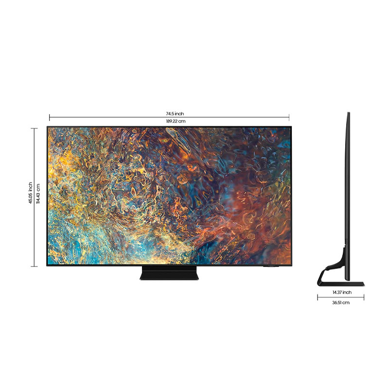 Samsung 214 cm (85 inches) 8K Ultra HD Smart Neo QLED TV QA85QN900AKXXL (Steel)